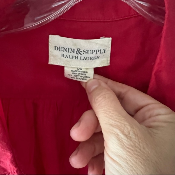 Ralph Lauren Red Button-Down Shirt - Picture 3 of 3